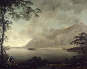 Vista, de, derwentwater de Anthony Devis