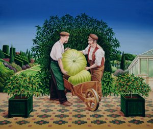 Jardineiros, 1990 (acrílico a bordo)