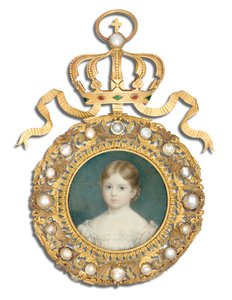 Rainha Vitória quando criança, 1825 de Anthony Stewart