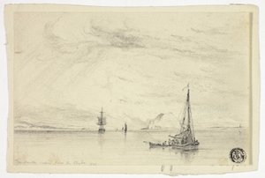 Dunbarton vista do Clyde de Anthony Vandyke Copley Fielding