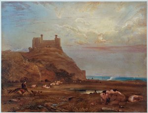 Castelo de Harlech, 1820 de Anthony Vandyke Copley Fielding