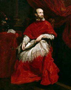 Cardeal Bentivoglio (óleo sobre tela) de Anthony van (after) Dyck
