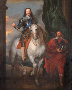 Charles I on Horseback with M. De St. Antoine (óleo sobre tela)
