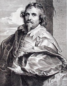 Daniel Mytens (c.1590-c.1647), gravada por Paulus Pontius (1603-58) (gravura) de Anthony van (after) Dyck