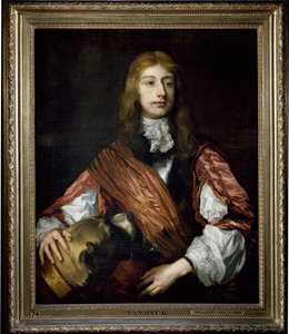 Thomas Killigrew e o seu cão (óleo sobre tela)