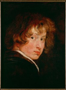 Anthonis van Dyck, autorretrato (óleo sobre madeira de carvalho) de Anthony van Dyck