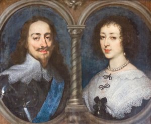 Carlos I de Inglaterra e Henrietta de França (pintura) de Anthony van Dyck
