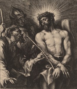 Cristo coroado de espinhos, provavelmente 1630. de Anthony van Dyck