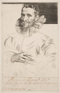 Jan Brueghel, c.1632 (gravura) de Anthony van Dyck