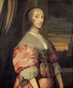 Lady Hoghton, esposa do primeiro baronete do século XVII