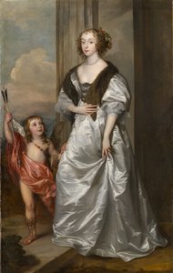 Lady Mary Villiers, Duquesa de Richmond e Lennox (1622–1685), com Charles Hamilton, Lord Arran, c.1637