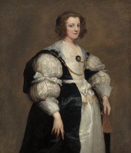 Senhora com um fã, c.1628