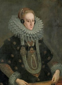 Magdalena, filha de Guilherme V da Baviera (sucessor) de Anthony van Dyck