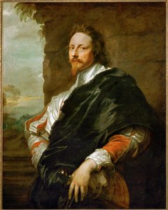 Nicholas Lanier, mestre de música e diretor artístico da corte inglesa (pintura sobre tela) de Anthony van Dyck