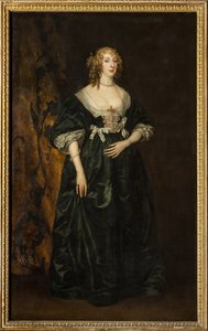 Retrato de Anna Sophia Herbert, Condessa de Carnarvon (óleo sobre tela) de Anthony van Dyck