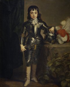 Retrato de Carlos II da Inglaterra quando criança de Anthony van Dyck