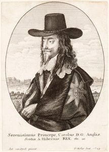 Retrato de Charles I, pub. 1649 de Anthony van Dyck