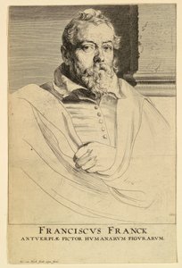Retrato de Frans Francken, dos ícones dos príncipes dos homens de Anthony van Dyck