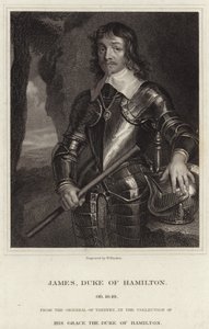 Retrato de James Hamilton, Duque de Hamilton de Anthony van Dyck