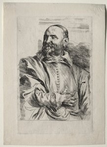 Retrato de Jan Snellinx. de Anthony van Dyck