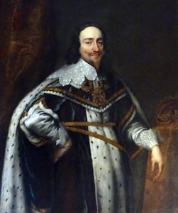 Retrato do rei Carlos I da Inglaterra (óleo sobre tela) de Anthony van Dyck