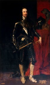 Retrato do rei Carlos I da Inglaterra, Escócia e Irlanda 1600-1649, 1638. de Anthony van Dyck