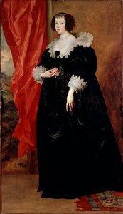 Retrato de Margaret de Lorena (1613-1662), Duquesa de Orleans e Alencon Pintura de Antoine (Antoon ou Anton) Van Dyck (1599-1641) de Anthony van Dyck