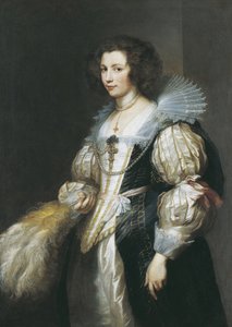 Retrato de Maria de Tassis (1611-1638), c.1629-1630 (óleo sobre tela) de Anthony van Dyck