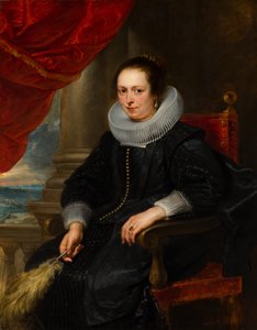Retrato de uma mulher, possivelmente Clara Fourment de Anthony van Dyck