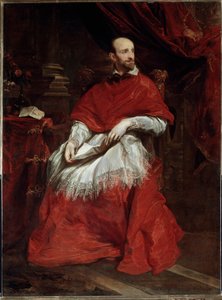 Retrato do Cardeal italiano e historiador Guido Bentivoglio de Anthony van Dyck