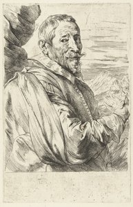 Retrato de Joos de Momper de Anthony van Dyck
