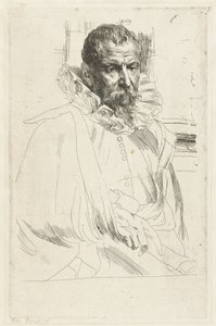 Retrato de Pieter Brueghel, o Jovem de Anthony van Dyck