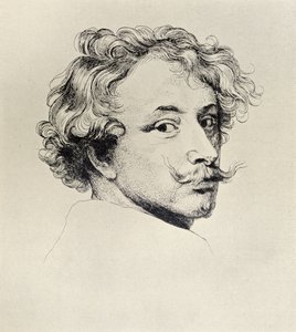 Auto-retrato, de "The Print-Collector&39;s Handbook", de Alfred Whitman, publicado por George Bell und Sons, 1901 de Anthony van Dyck