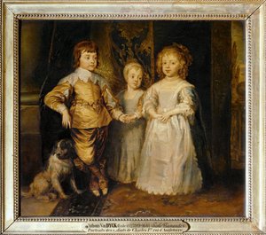 Os filhos de Carlos I de Inglaterra; ... de Anthony van Dyck