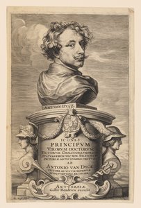 Página de título, dos ícones dos príncipes dos homens de Anthony van Dyck