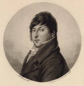 Retrato do compositor Rodolphe Kreutzer 1766-1831. de Antoine Achille Bourgeois de La Richardiere