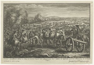 Ataque aliado a um transporte de artilharia francês, 1747 Convoi d