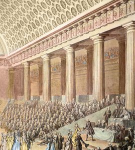 Revolução Francesa: Presente de jóias feitas por senhoras artistas para a Assembleia Nacional em 7 de Setembro de Antoine Borel
