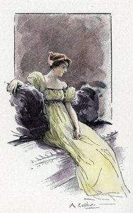 Retrato de Josefina de Beauharnais (1763-1814) na altura do seu encontro com Napoleão Bonaparte (1769-1821) cerca de 1795 (Retrato de Josefina de Beauharnais pouco antes do seu casamento com Napoleão Bonaparte