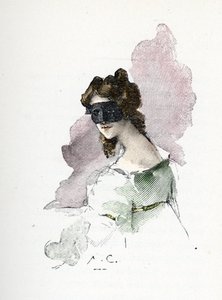 Retrato de uma misteriosa amante de Napoleão I frequentava por volta de 1803 e apelidada de senhora de Saint-Cloud de Antoine Calbet