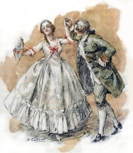 Werther dançando com Charlotte