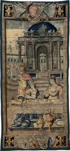 A Festa [parte central], de A História de Artemísia de Antoine Caron