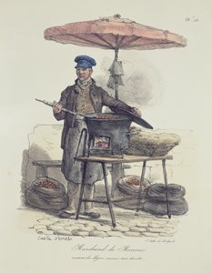 Vendedor de castanhas de Antoine Charles Horace Vernet