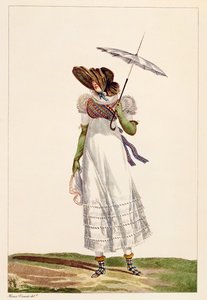 Um vestido de verão feminino, 1779 de Antoine Charles Horace Vernet