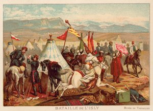 Batalha de Isly, Marrocos, 1844 (chromolitho)