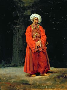 Retrato de um oriental de 1818 de Antoine Charles Horace Vernet