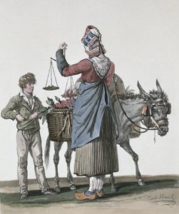 O vendedor de cereja de Antoine Charles Horace Vernet