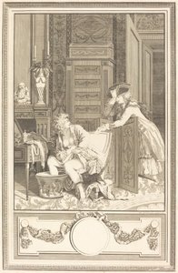 Le bain des pieds (O Banho de Pés) de Antoine Cosme Giraud after Antoine Borel