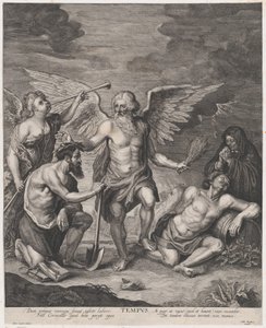 Tempo coroando o emprego e punindo a ociosidade, ca. 1650-77. de Antoine Couchet