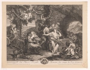 Baco e Ariadne de Antoine Coypel